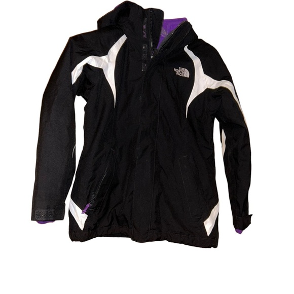 North face girls 3 in 1 tri-climate ski jacket coat size Medium 10/12 snow - Picture 1 of 7